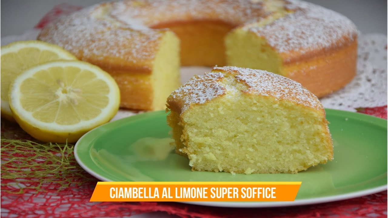 CIAMBELLA AL LIMONE SUPER SOFFICE | ricetta facile ! ricetta veloce !