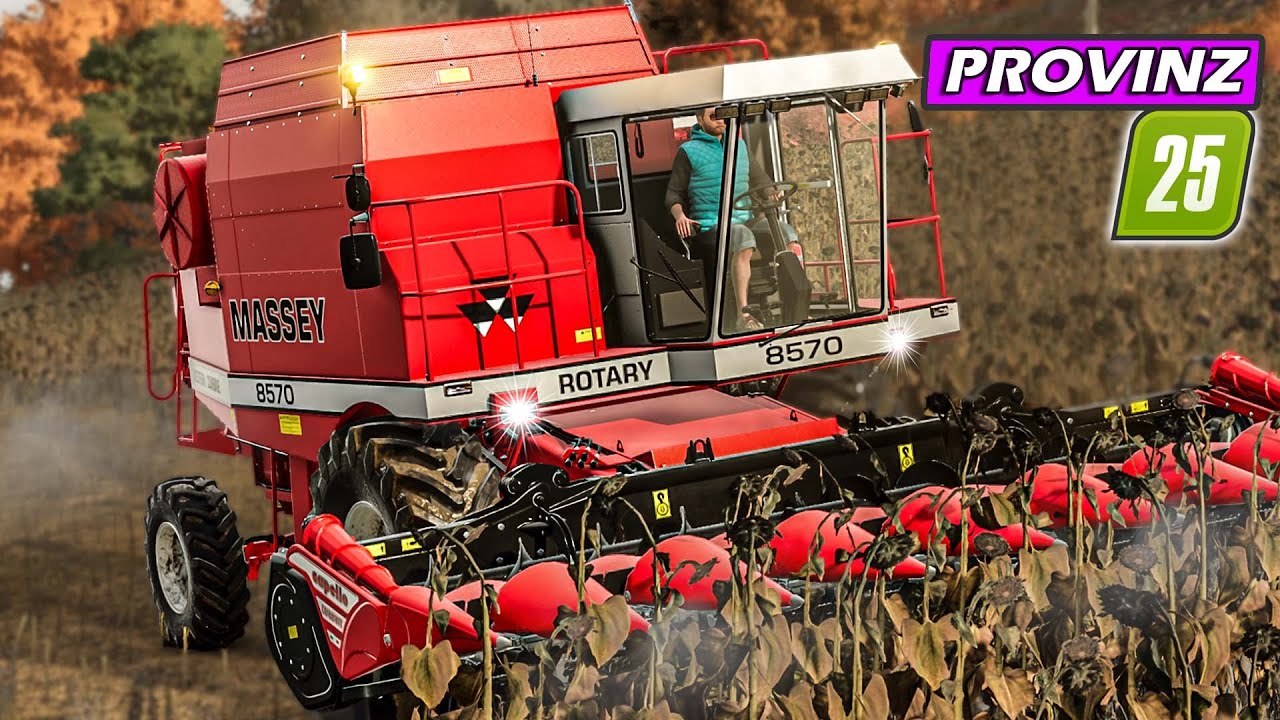 LS25 ASIA: ERNTESTART, reife SONNENBLUMEN für die ÖLMÜHLE | PROVINZ #6 | Farming Simulator 25