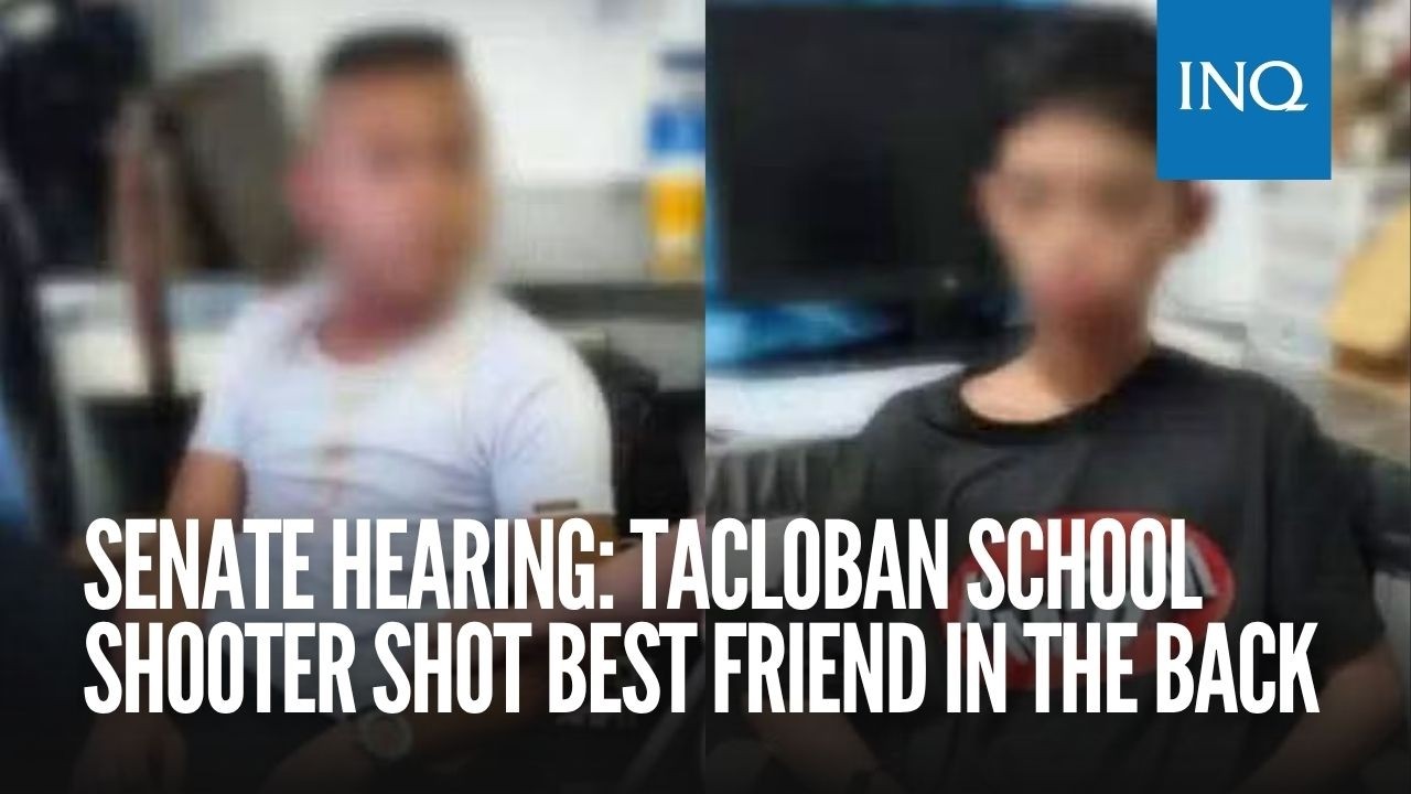 Senate hearing: Tacloban school shooter shot best friend in the back