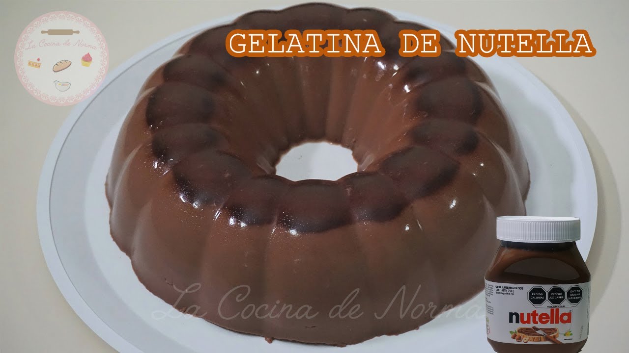 Gelatina de Nutella