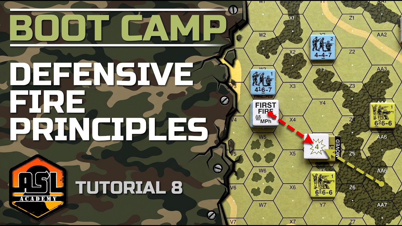 Advanced Squad Leader Tutorial #8 - Defensive Fire Principles 1