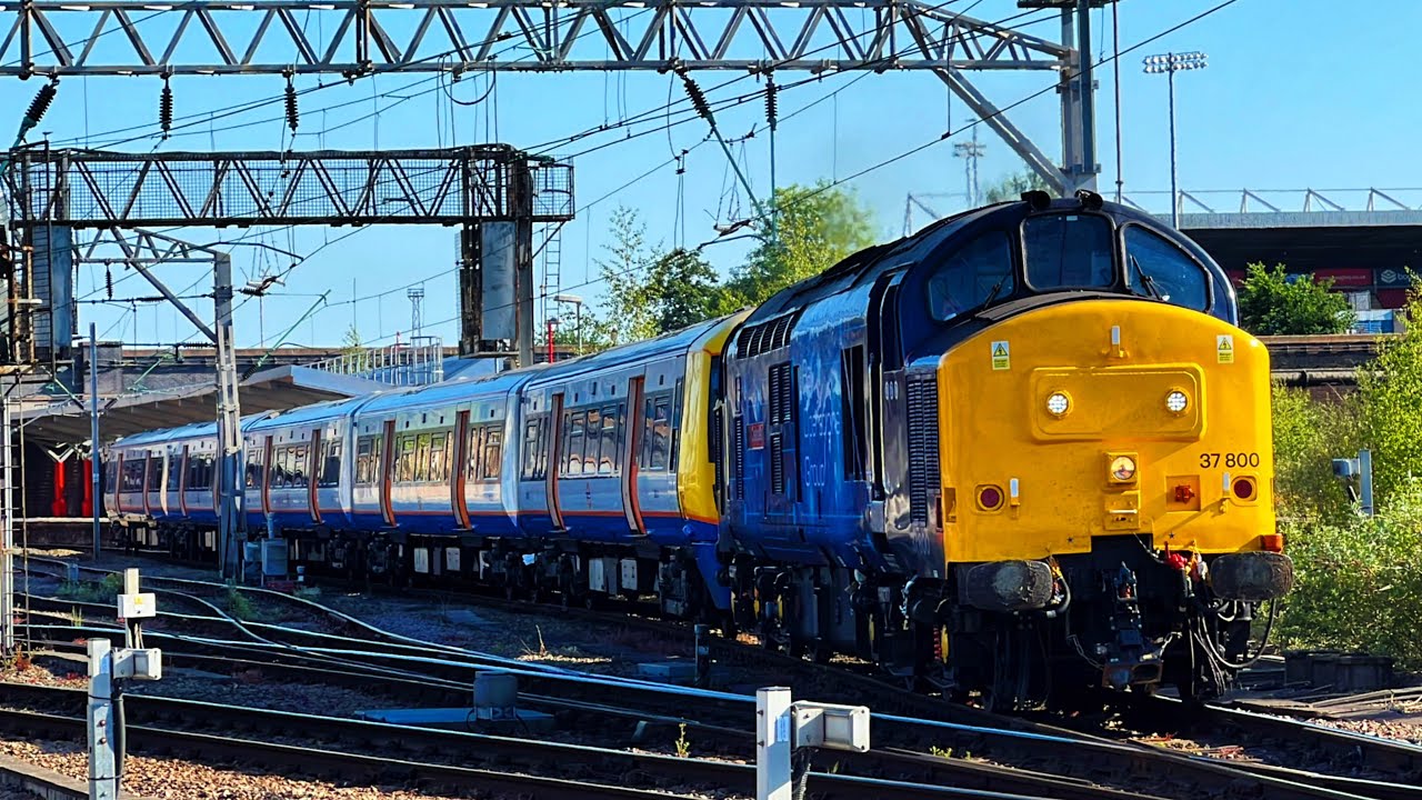 Trains At Crewe - WCML - 17/05/2025