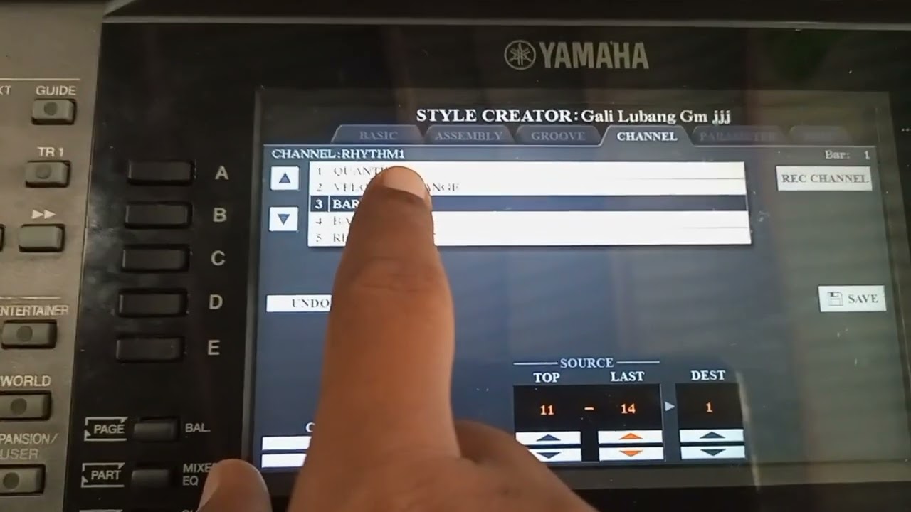 Eps. 22// Memotong Bar bagian depan/di awal intro // keyboard Yamaha