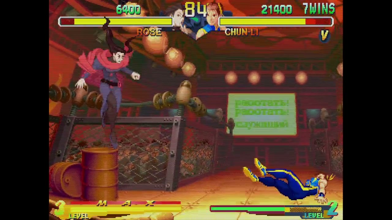 Street Fighter Alpha 2 - Rose vs. Chun-Li 5
