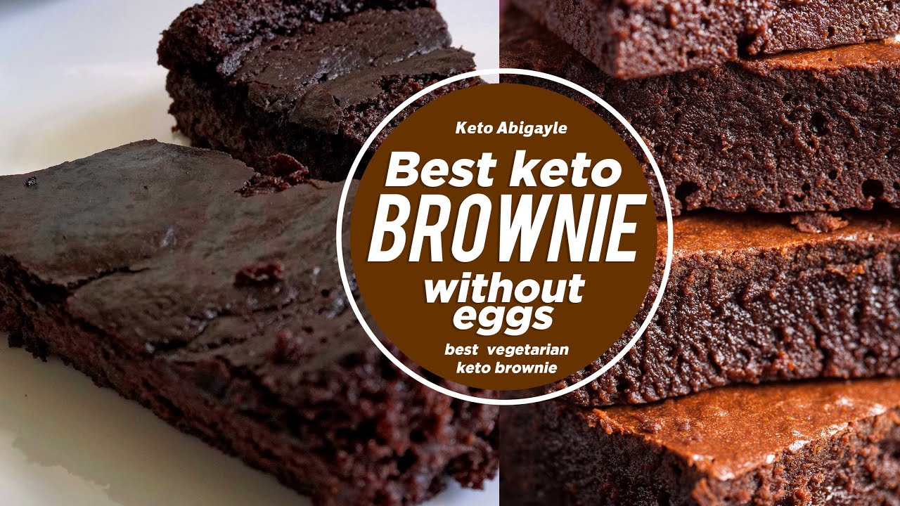 Best Keto Vegan Brownies Recipe | Flourless Brownies | Low Carb Gluten Free