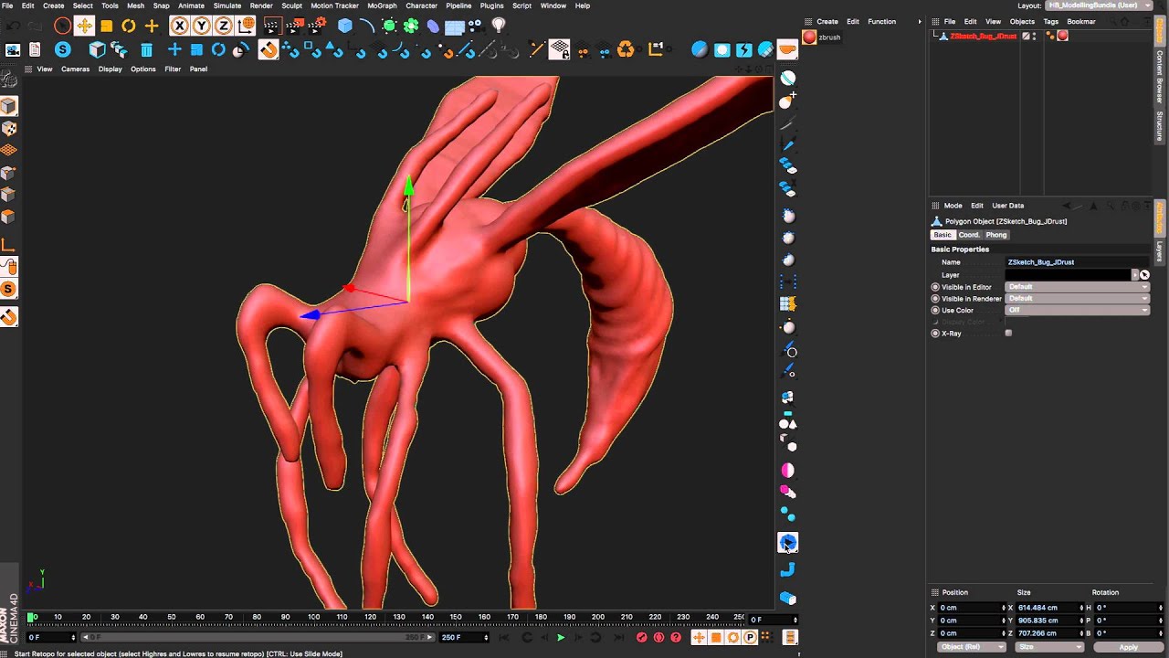 HB_ModellingBundle - Whats new in v2.1: Retopo Tools