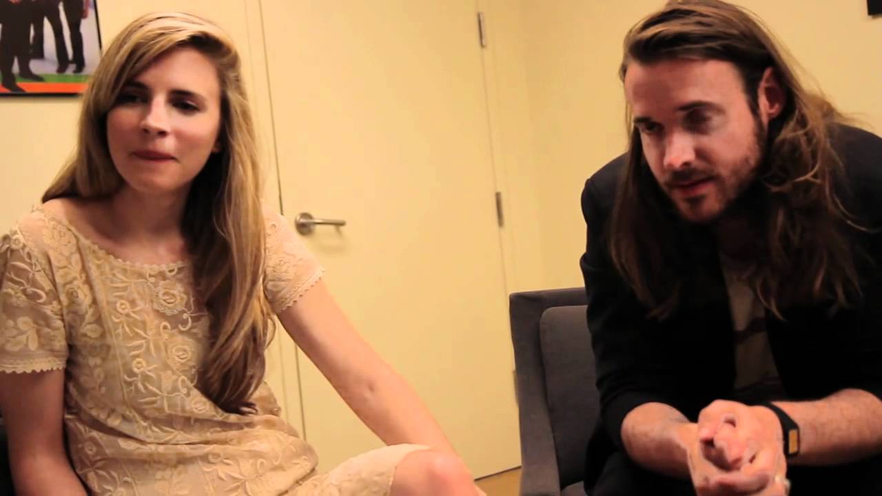 Another Earth director Mike Cahill and actress Brit Marling talk with author Elizabeth Licorish