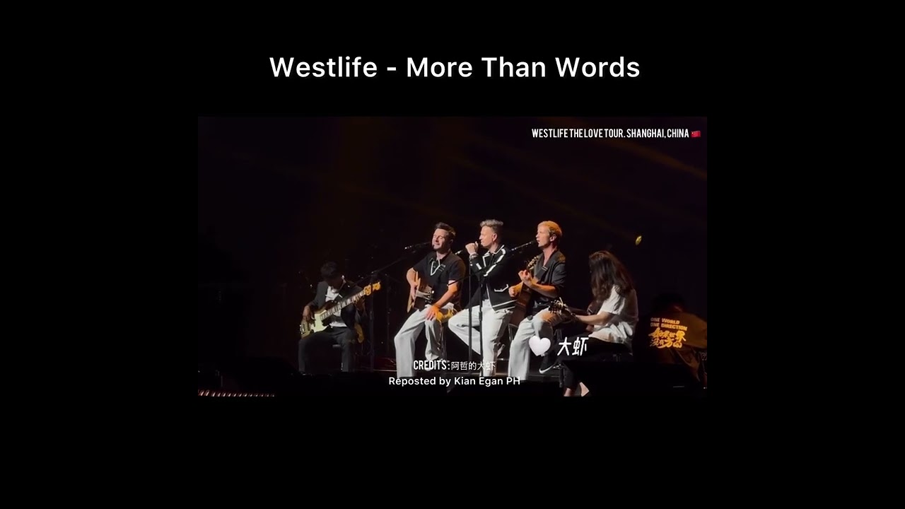 Westlife singing 