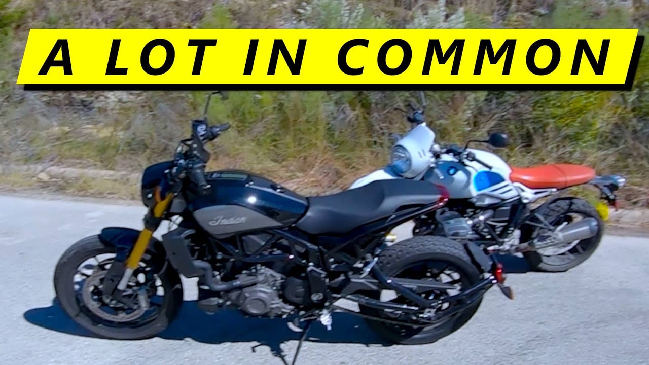 Is the BMW R9T just a German FTR1200?