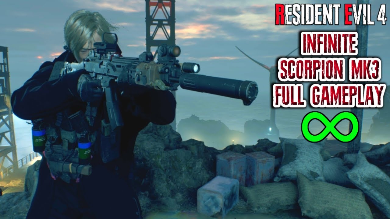 INFINITE SCORPION MK3 ONLY!! Full Gameplay - Resident Evil 4 Remake