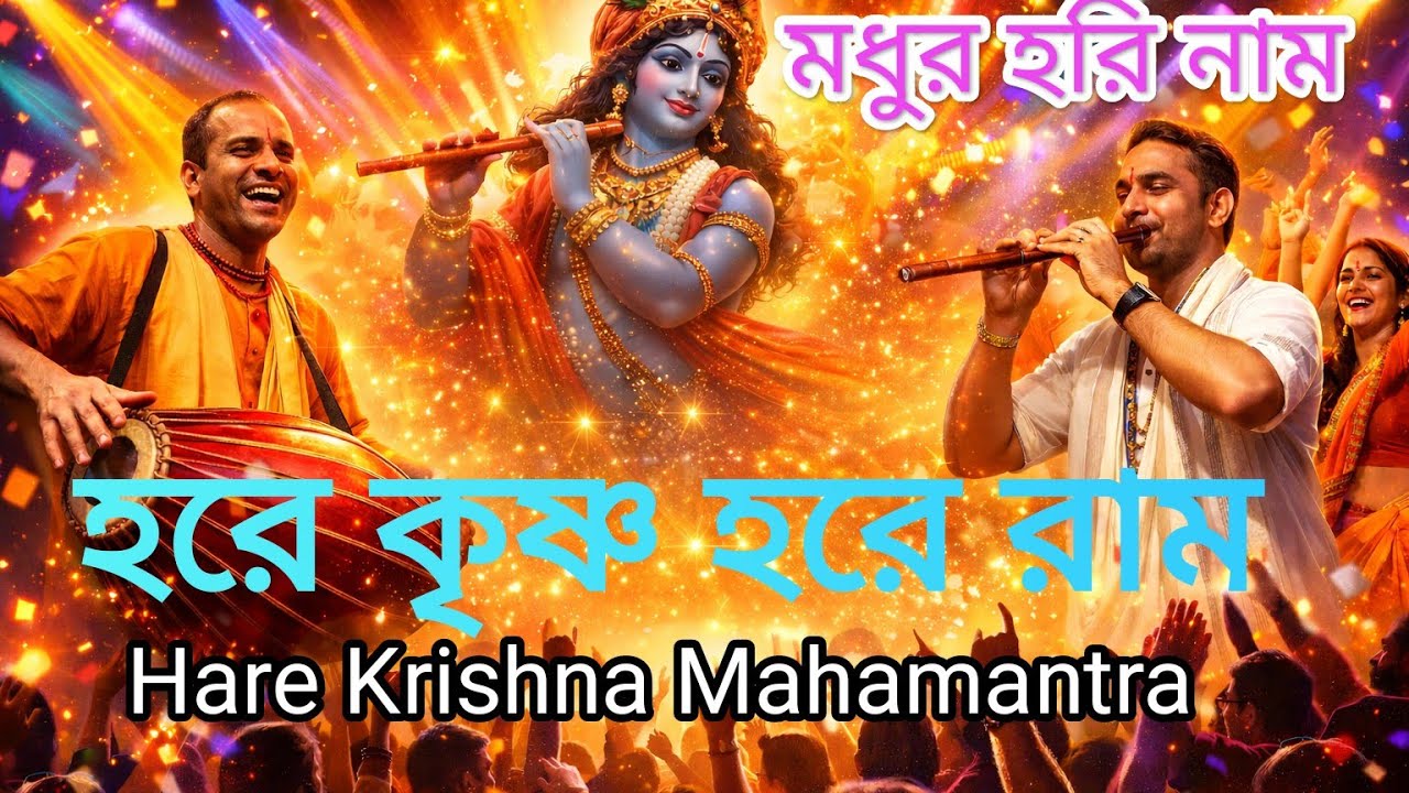 Hare Krishna Mahamantra | হরে কৃষ্ণ নামেই মুক্তি | Hare Krishna Mahamantra K| #HareKrishna #kirtan 