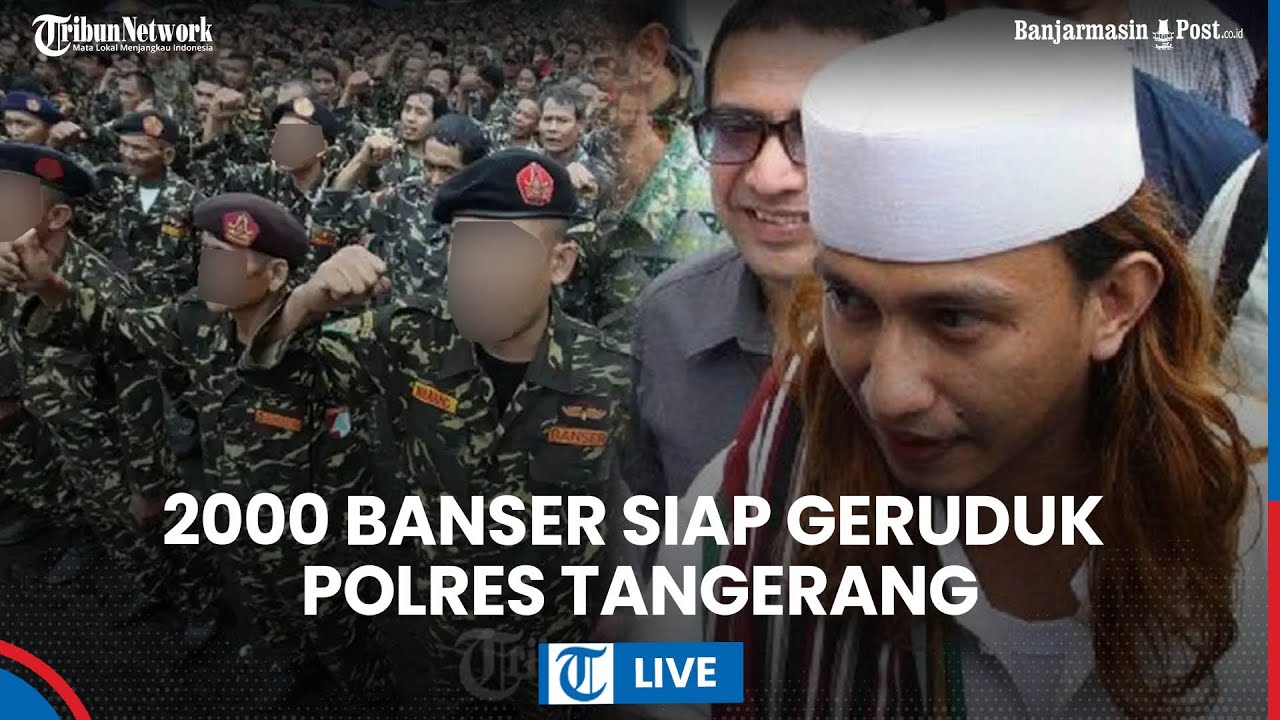 LIVE: Anggota Dianiaya Bahar bin Smith, Ribuan Massa GP Ansor Bakal Geruduk Polres Tangerang Kota