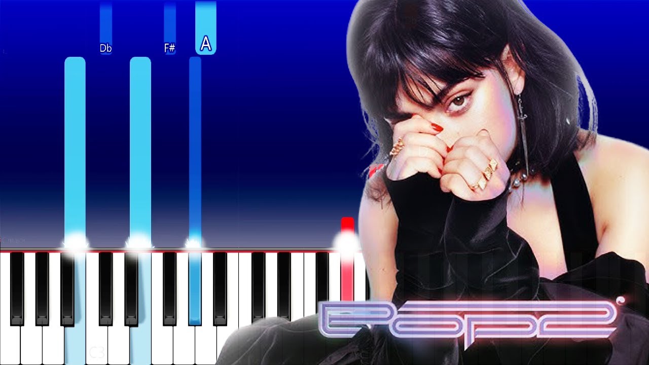 Charli XCX - party 4 u (Piano Tutorial)