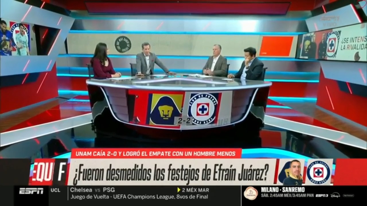 Equipo F ESPN💥16 de mar💥¿Fueron desmedidos los festejos de Efraín Juárez?