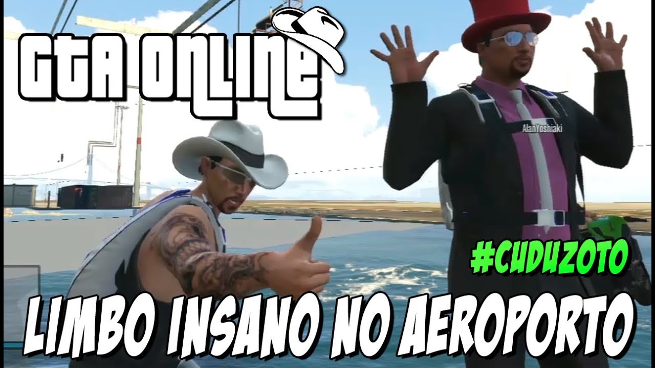 GTA Online - Easteregg no esgotinho e Limbo no Aeroporto #Insano