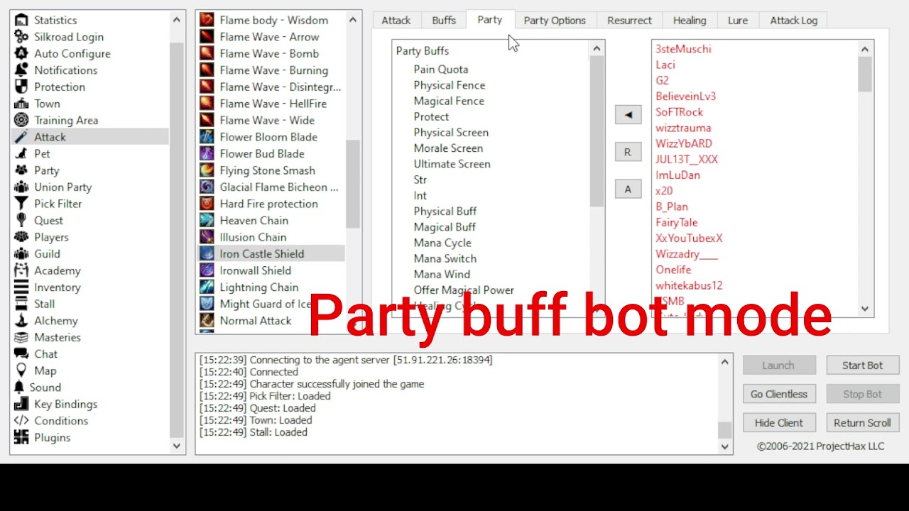 PhBot Basic Botting Set up