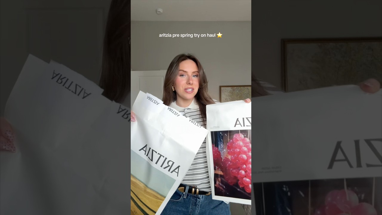 aritzia pre spring try on haul! 🔗 below #aritzia #springfashion #clothinghaul #springhaul