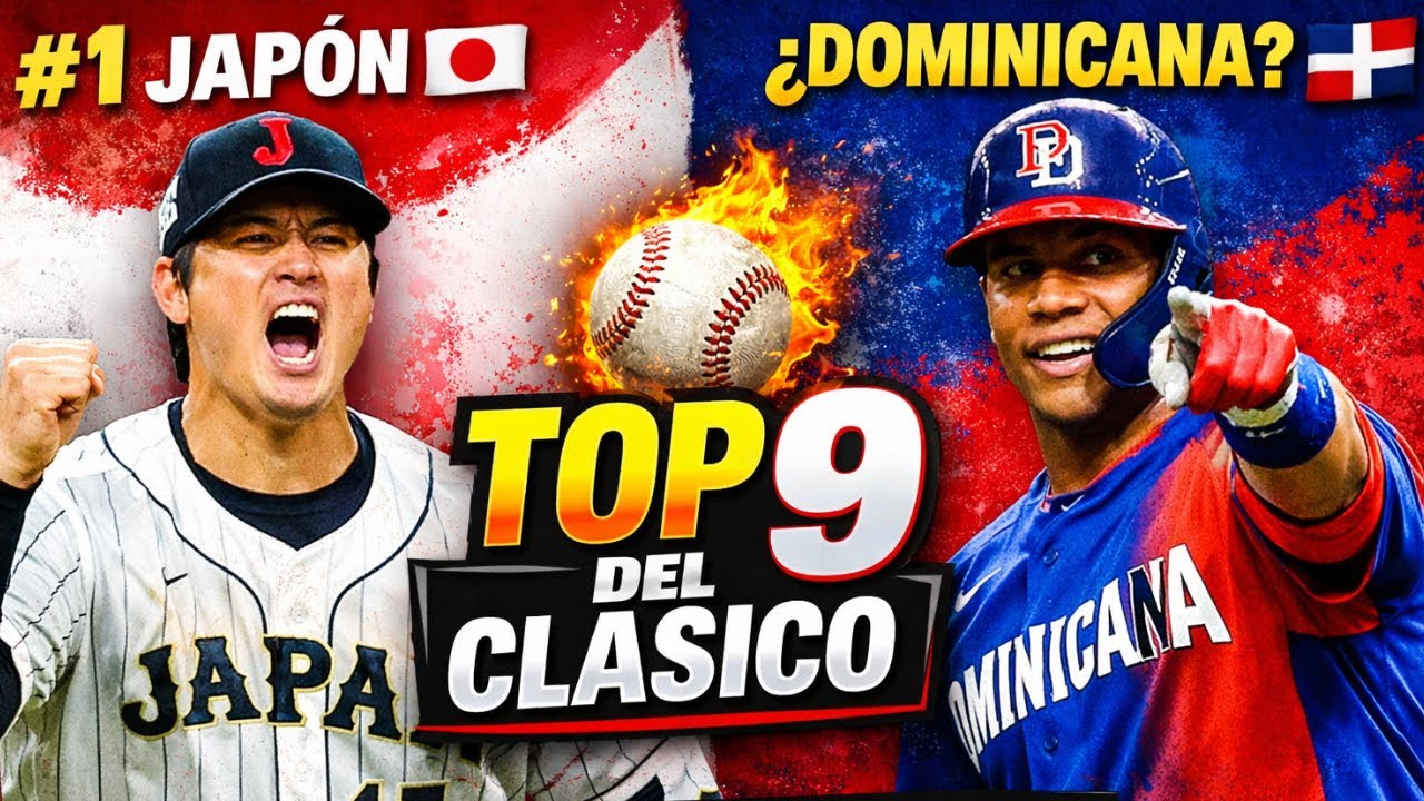 Estos son los 9 gigantes del Clásico Mundial ⚾🔥