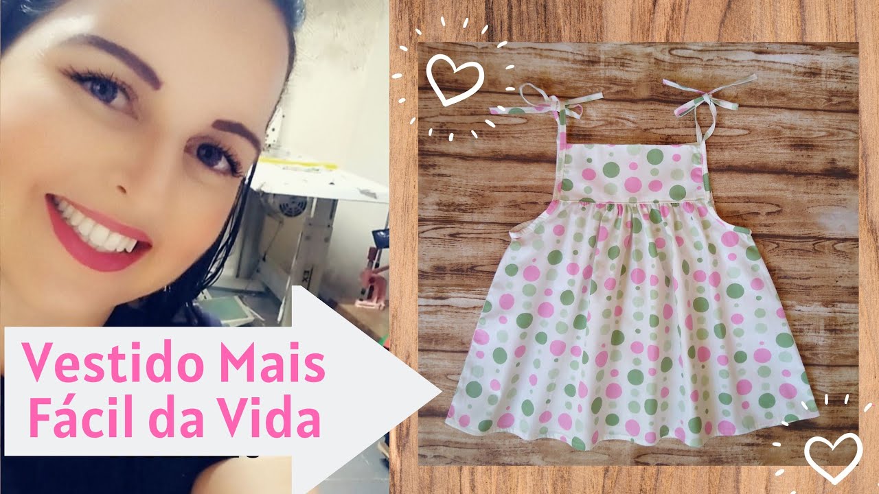 Vestido Mais Fácil Da Vida (Bolinha de Sabão) #MoldeGrátis #PatronesGratis #FreePattern