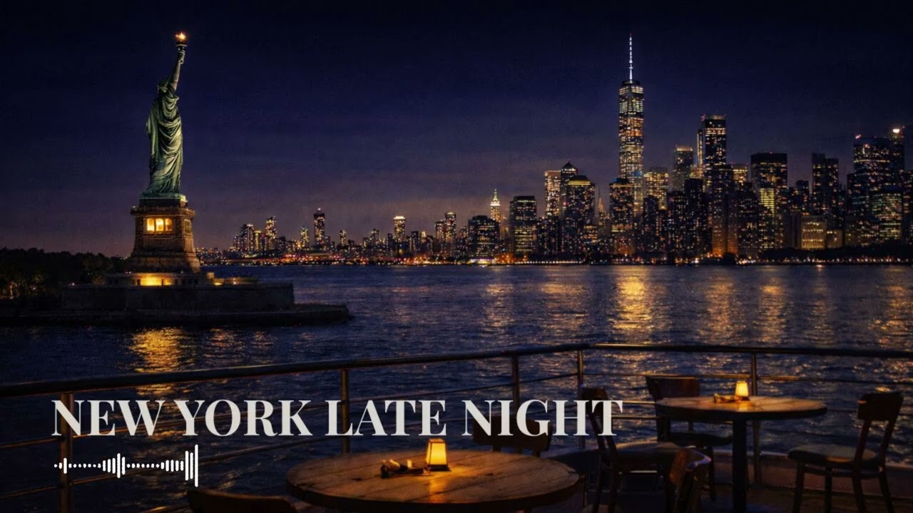 Late Night in New York | Jazz by the Hudson River