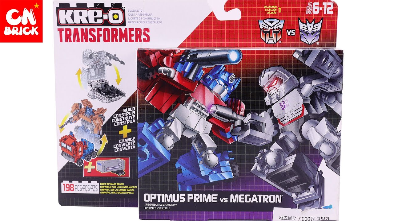 Unoffical LEGO TRANSFORMERS OPTIMUS PRIME VS MEGATRON KRE O