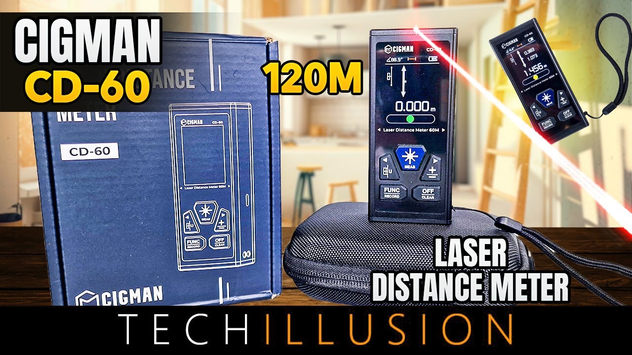 🔥AFFORDABLE LASER Distance Meter Cigman CD-60 Bilateral in test!😱 - Cigman CD-60 - Review & Test