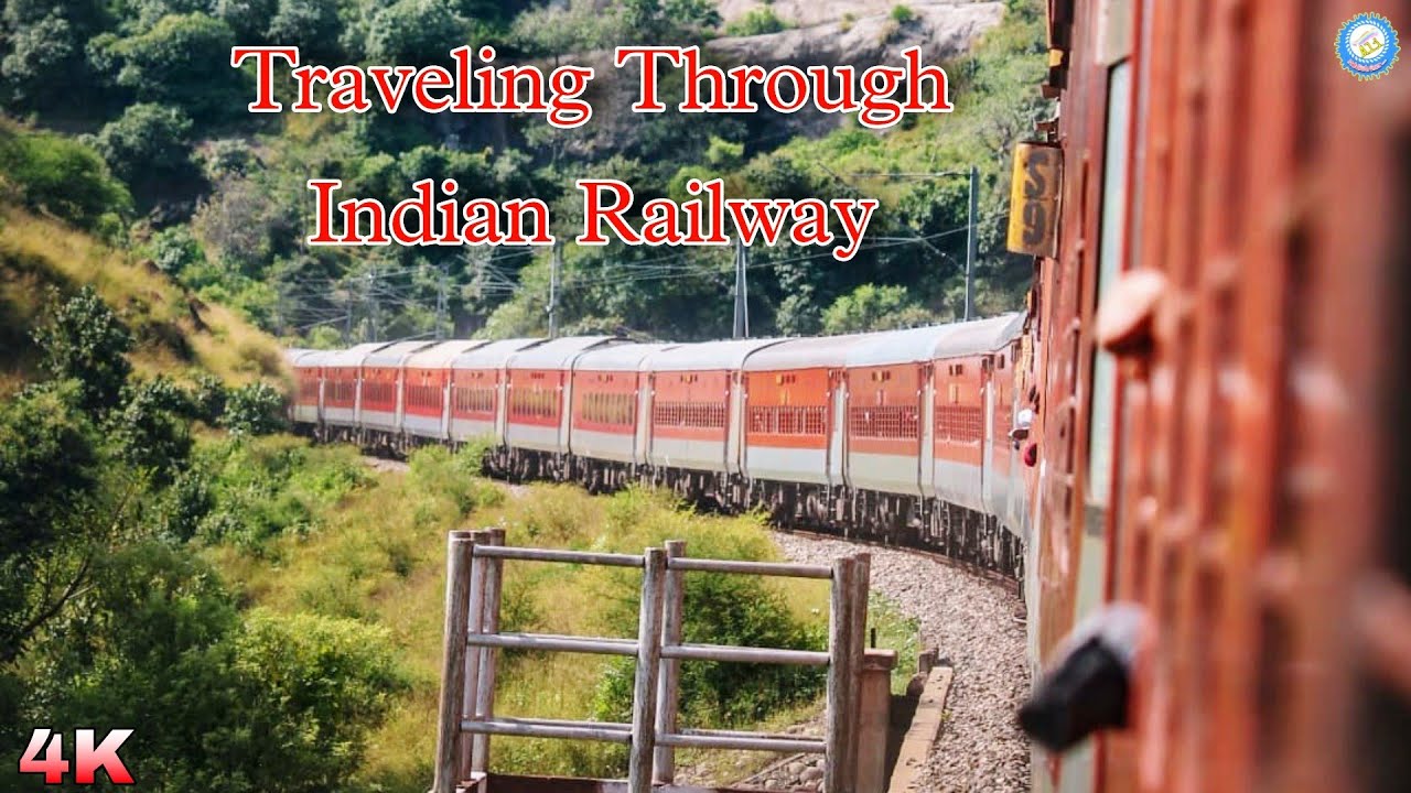#copyright_free Traveling in Mountains Through Indian Railway || #nature #travel #blogger #train
