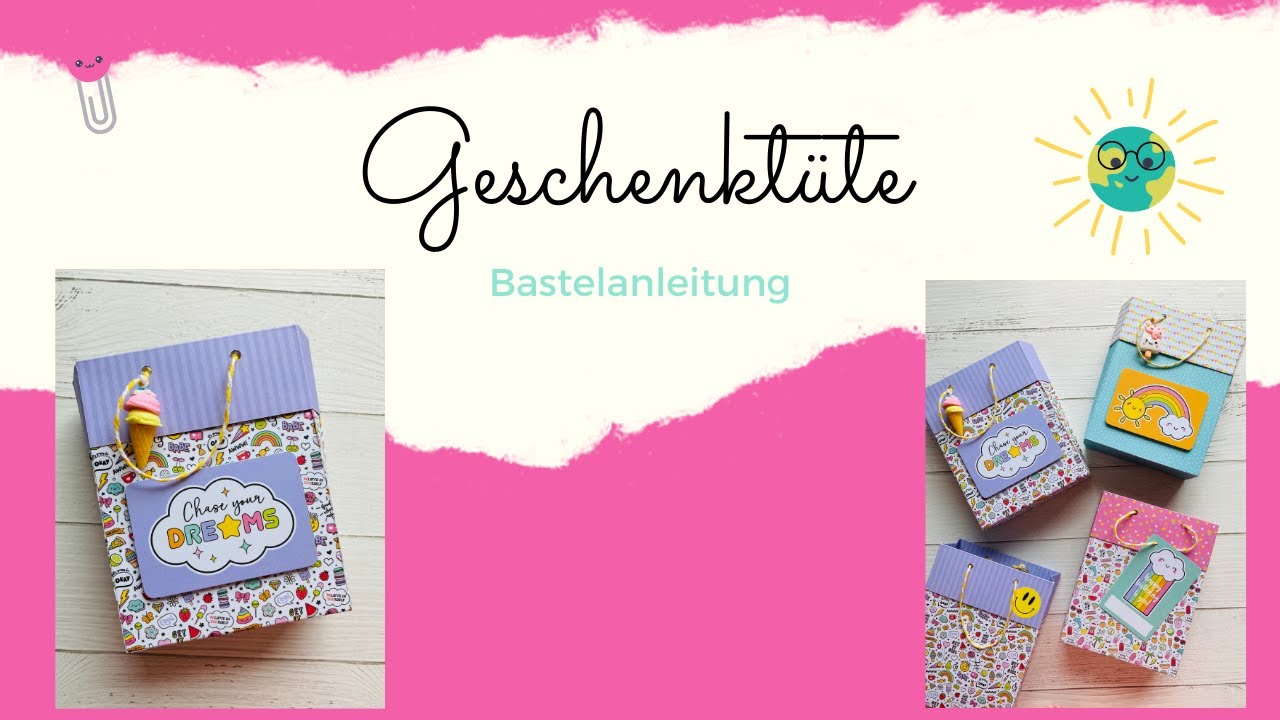 ☀️💞 Geschenktüte I gift bag I DIY ☀️💞
