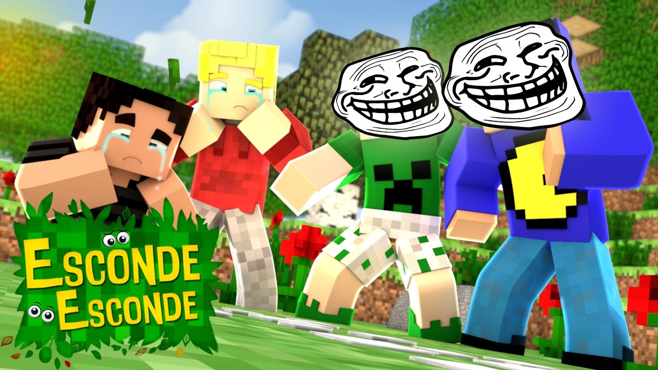 Minecraft: TROLLS NO ESCONDE-ESCONDE!