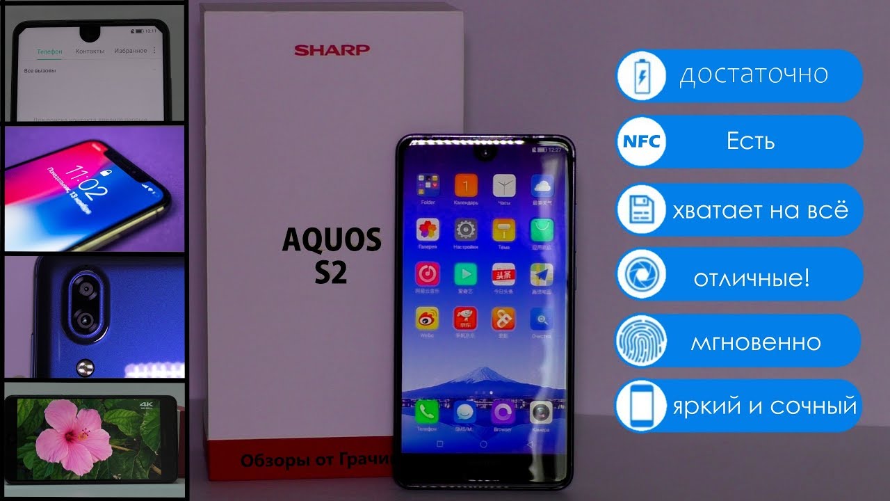 БЕЗРАМОЧНЫЙ SHARP AQUOS S2 4/64 - ПОЛНЫЙ ОБЗОР + ТЕСТЫ
