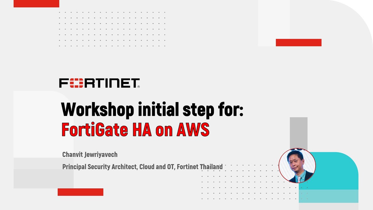 Workshop Demo: FortiGate HA on AWS