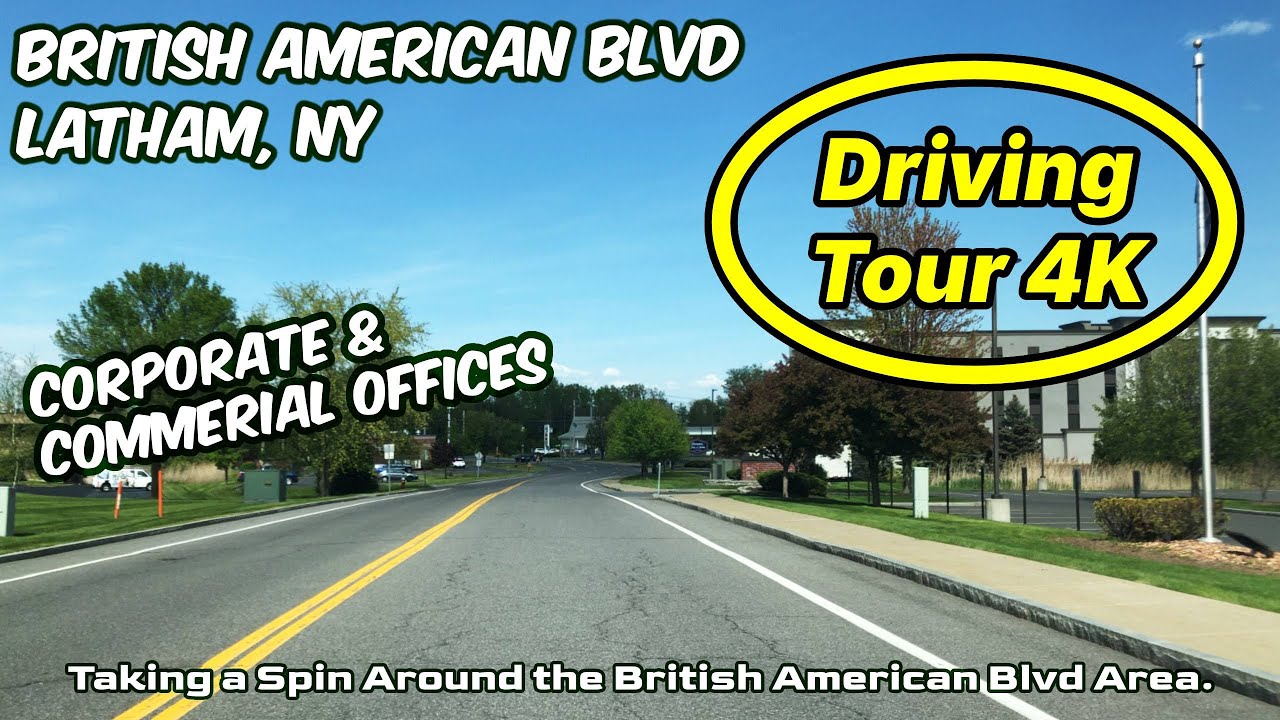 British American Blvd in Latham NY | Corporate Buildings | Driving Tour [4k]