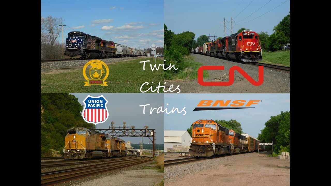 Four Class One Railroads Around The Twin Cities and Eastern Minnesota