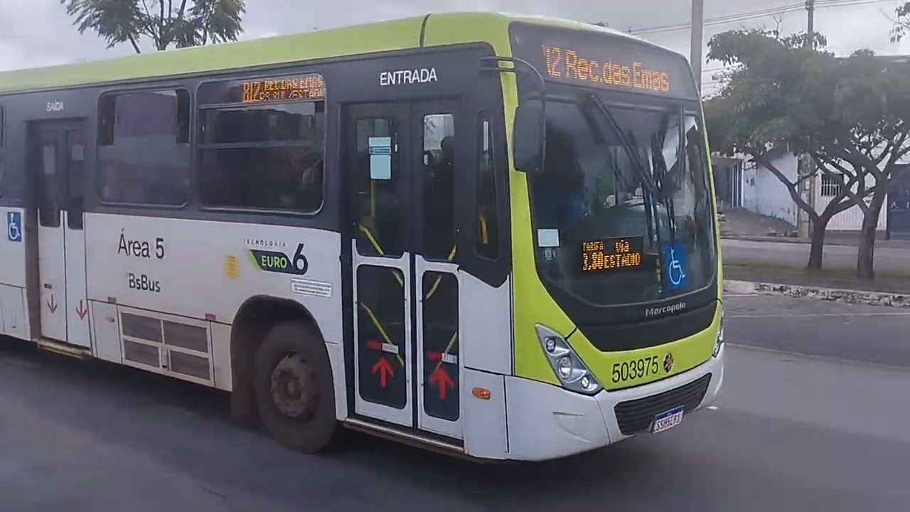 Vim buscar a Heloísa aqui na parada no começo do recanto das emas 