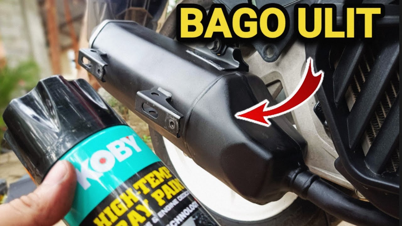 DIY Repaint ng Stock Pipe *Nagmukhang Bago* | Honda Click | Moto Arch