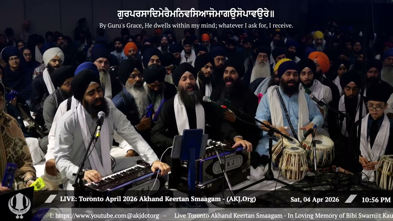 007 Bhai Telvinder Singh Jee Toronto at April 2026 Smaagam - Raensabayee Keertan Toronto