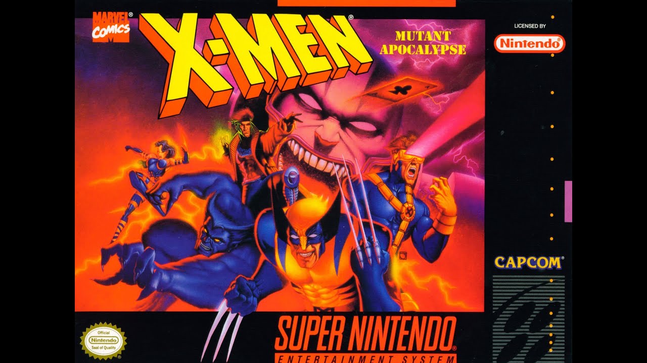 X-Men: Mutant Apocalypse (SNES) - Part 1: All Character Stages (No Damage + All X Icons)