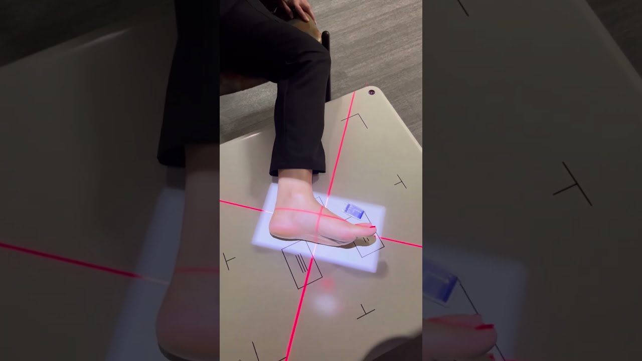 Left Foot X-Ray Positioning