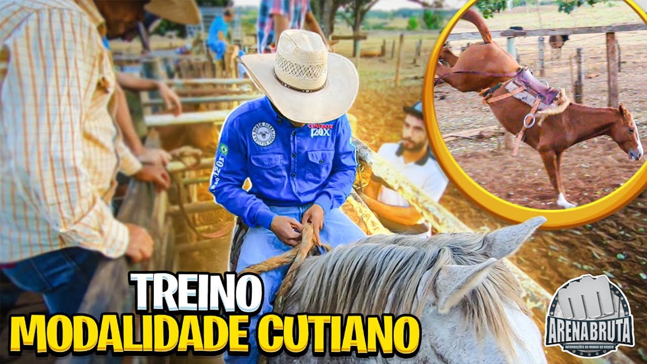 TREINO NA MODALIDADE CUTIANO | MONTANDO EM CAVALOS 🐴