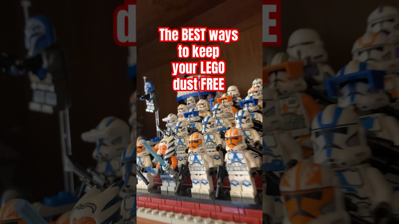 BEST ways to keep your Lego dust FREE