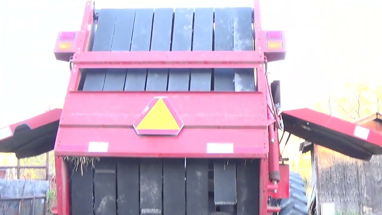 New Holland BR780 round baler bearing failure installing new bearings in belt rollers