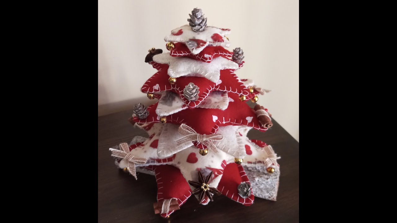 Alberino di Natale di pannolenci - The felt Christmas Tree