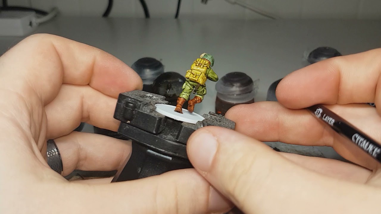 How I paint Mid to late war US paratroopers using contrast paints.