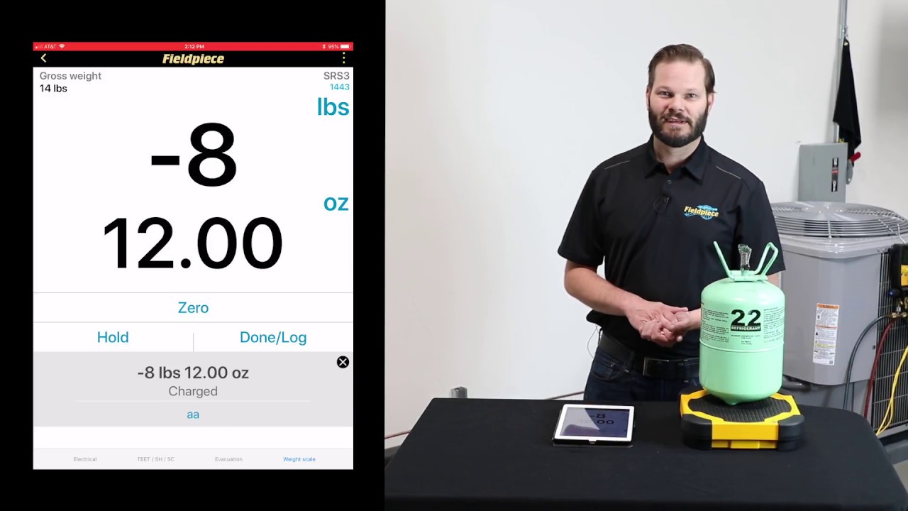 SRS3 Wireless Refrigerant Scale