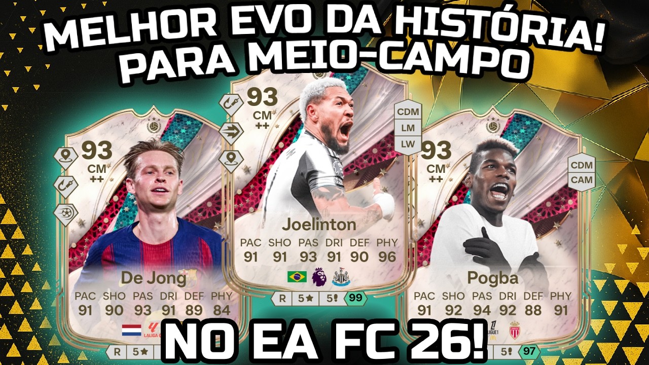 MELHOR EVO DO EA FC 26! Faça o Melhor MC do jogo agora no UT, essas são as melhores opções!