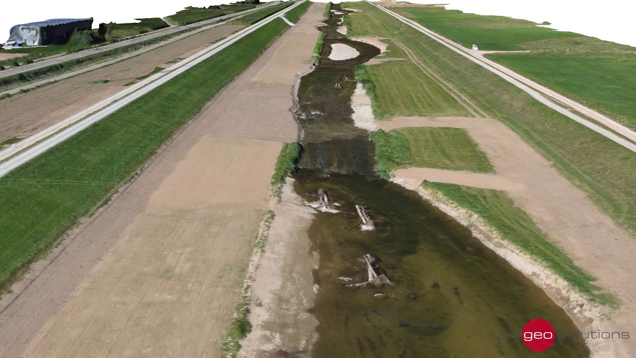 &Uuml;berflug &uuml;ber die Kinzig (svGeosolutions)