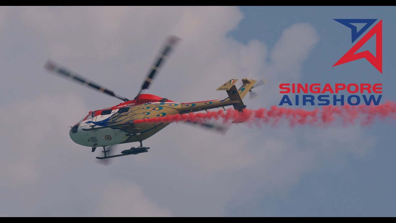 Singapore Airshow 2026 - IAF Sarang Helicopter Display Team, Media Preview, 1 Feb 2026