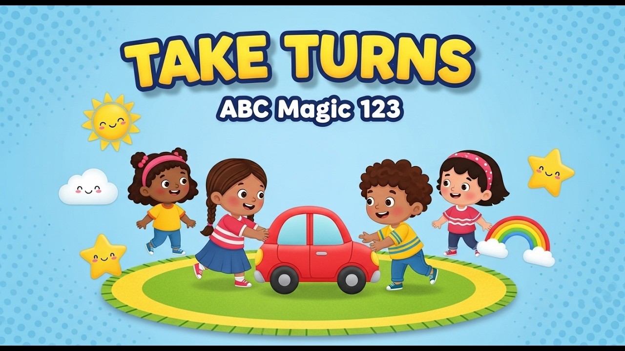 What If Two Friends Want the Same Toy? 🧸🤝 | Sharing for Kids | ABC Magic 123