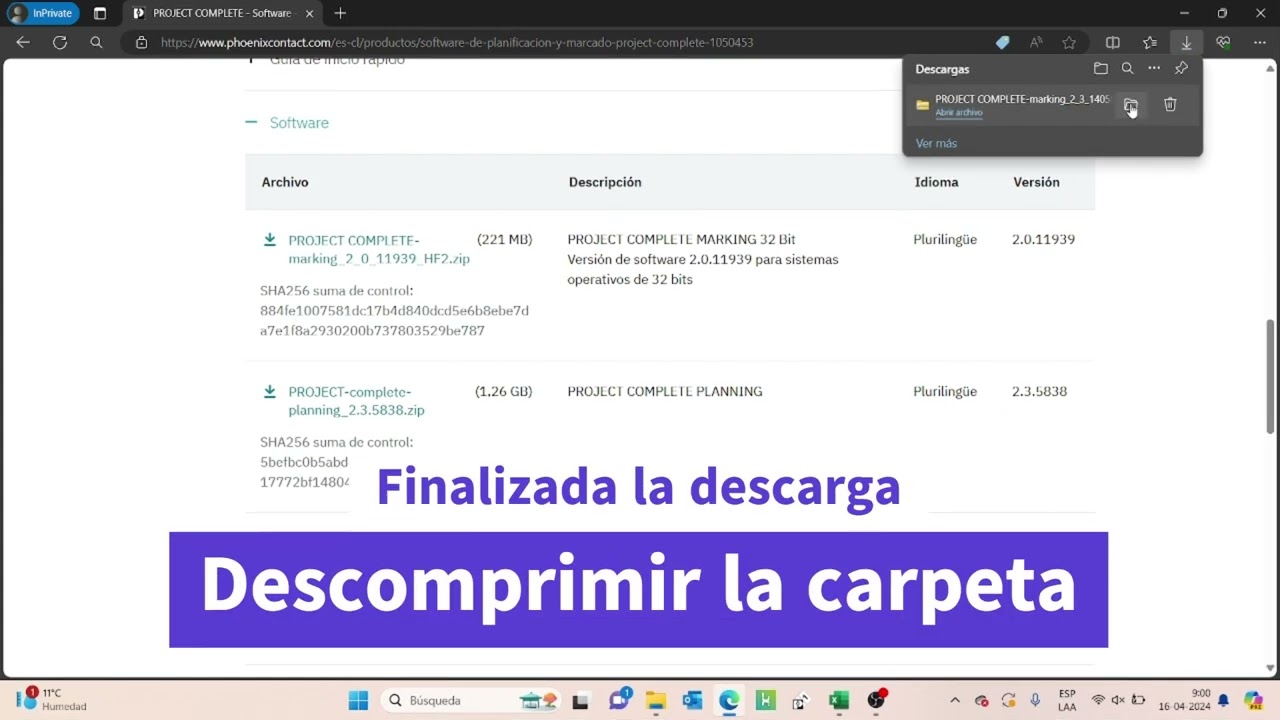 INSTALACIÓN DE SOFTWARE PROJECT COMPLETE MARKING (THERMOMARK ROLL/CARD 2.0)
