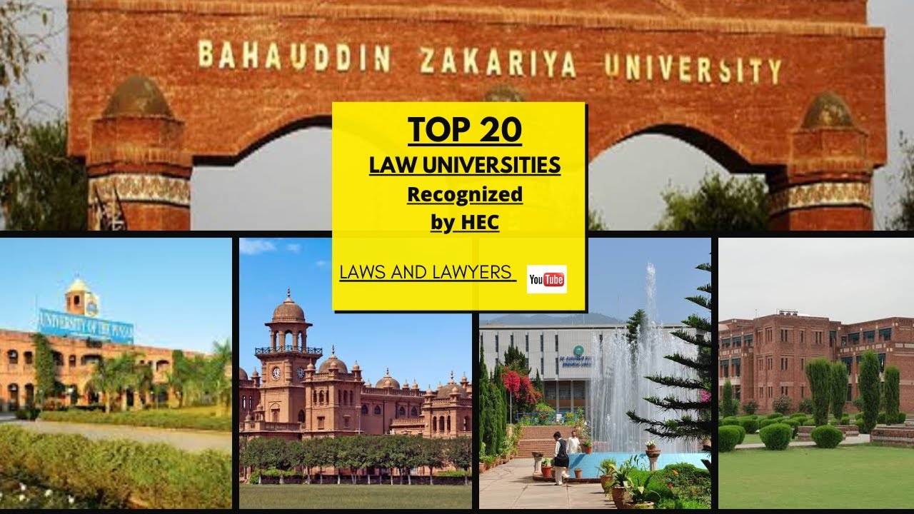 Top 20 Universities for LLB in Pakistan ||Recognized By HEC || Law universities